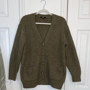 Uniqlo oversized cardigan sweater